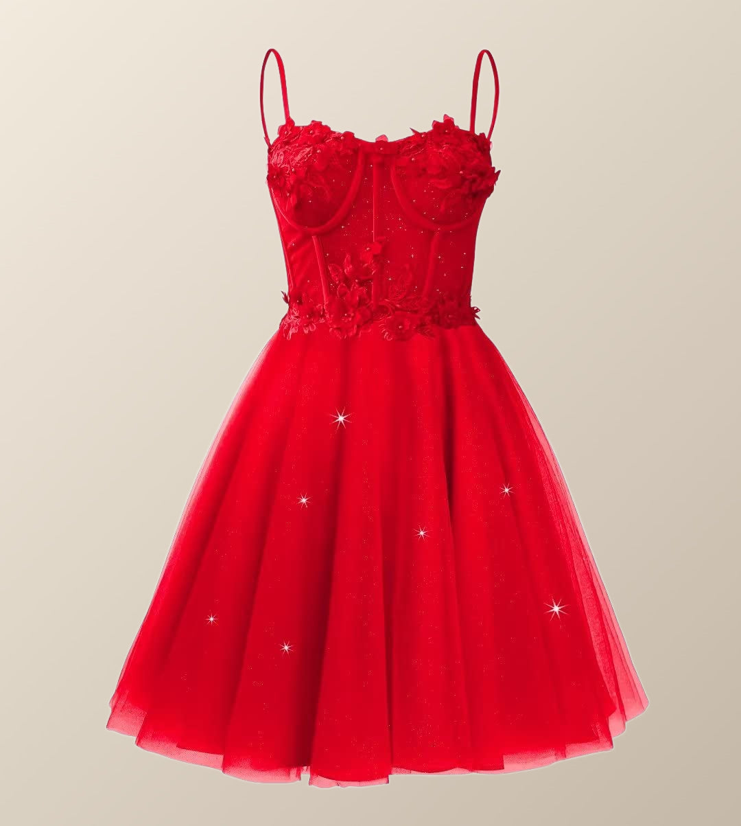 Lavender Corset A-line Short Homecoming Dress