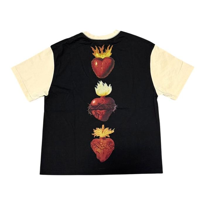Black Concept LA 'Scrolls' T-Shirt with graphic design, casual short-sleeve crewneck for everyday wear.