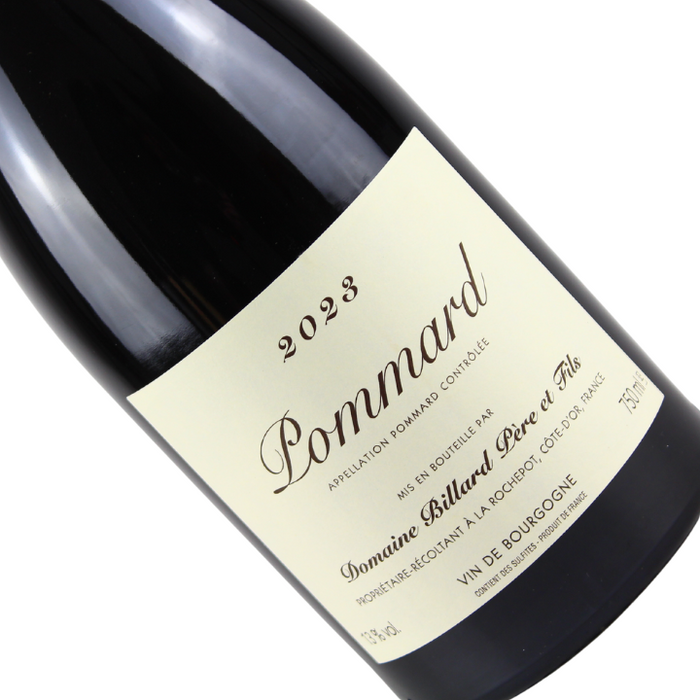 Domaine Billard Pommard 2023 Burgundy red wine close up