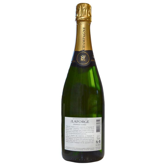 Guy Laforge, Back Label Champagne Brut NV