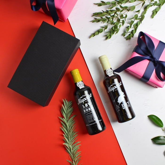 Niepoort Dry Rabbit White & LBV (Halves) Gift Pack