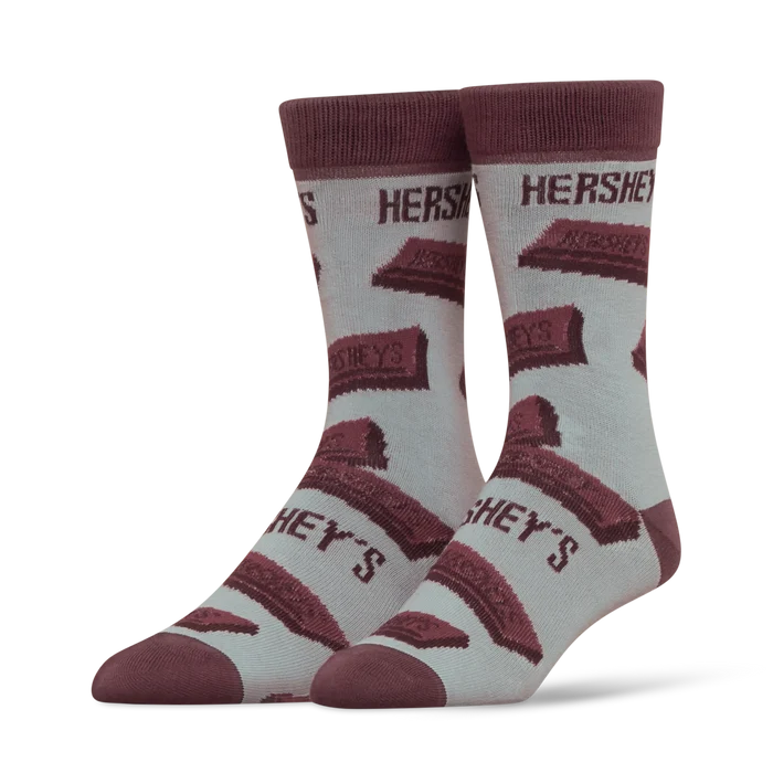 ODD SOX Hershey's Bar socks 2-pack featuring chocolate bar design, comfortable casual socks for everyday wear
