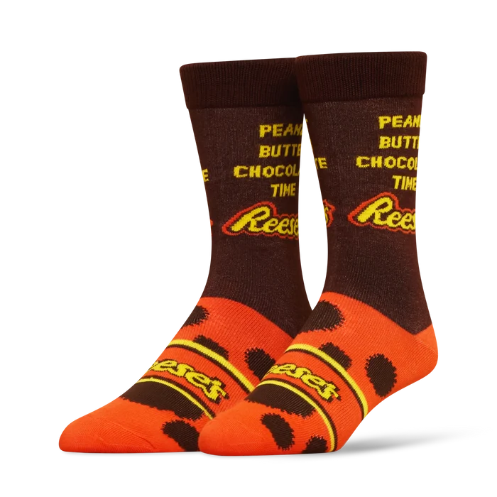 ODD SOX Reese's Cup socks 2-pack featuring colorful, playful sock designs with Reese's Cup motifs, casual and comfortable footwear