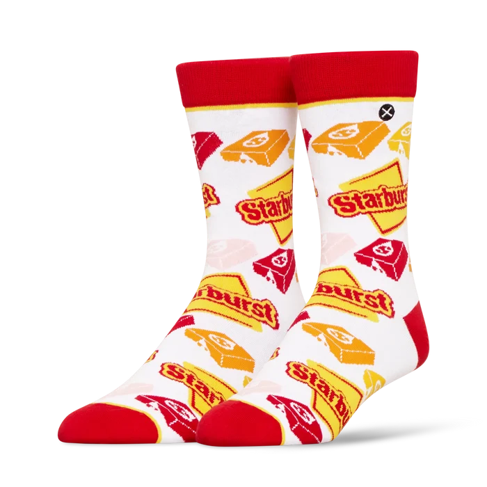 ODD SOX Starburst Socks 2 Pack with colorful, patterned socks featuring vibrant starburst designs on soft fabric.
