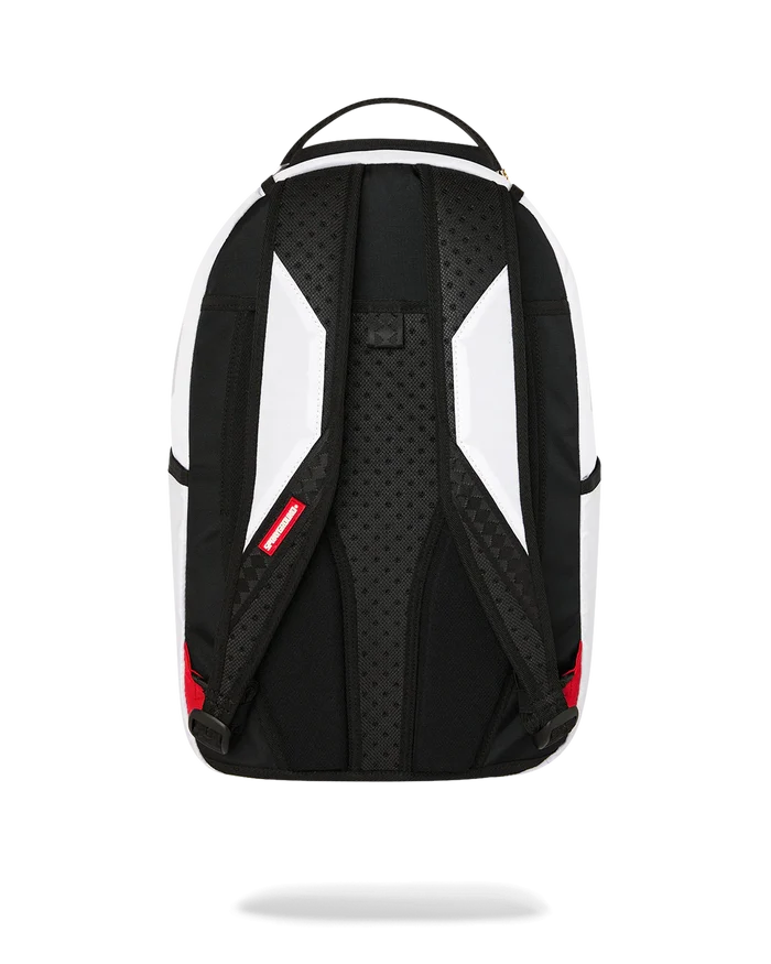 Sprayground Money Bear Stash backpack with bold design, featuring a bear graphic and spacious accessories storage.