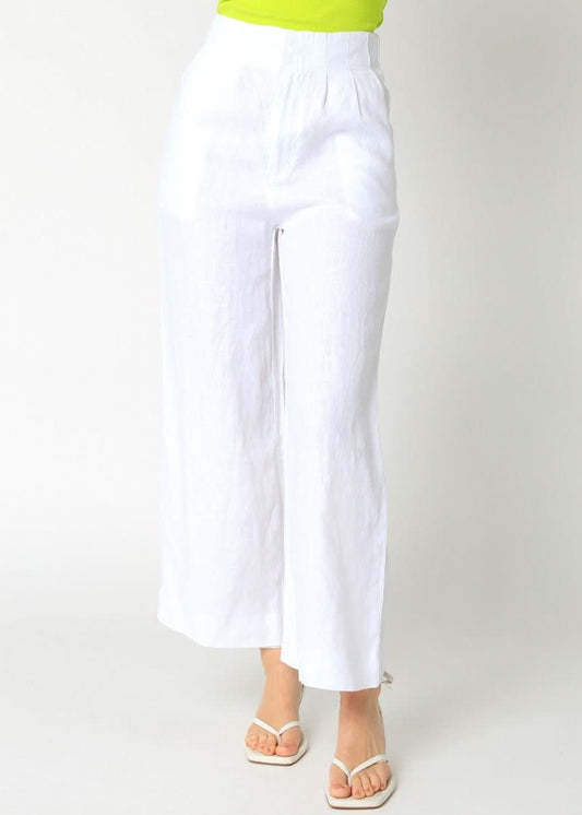 Hampton's White Wide-Leg Pants
