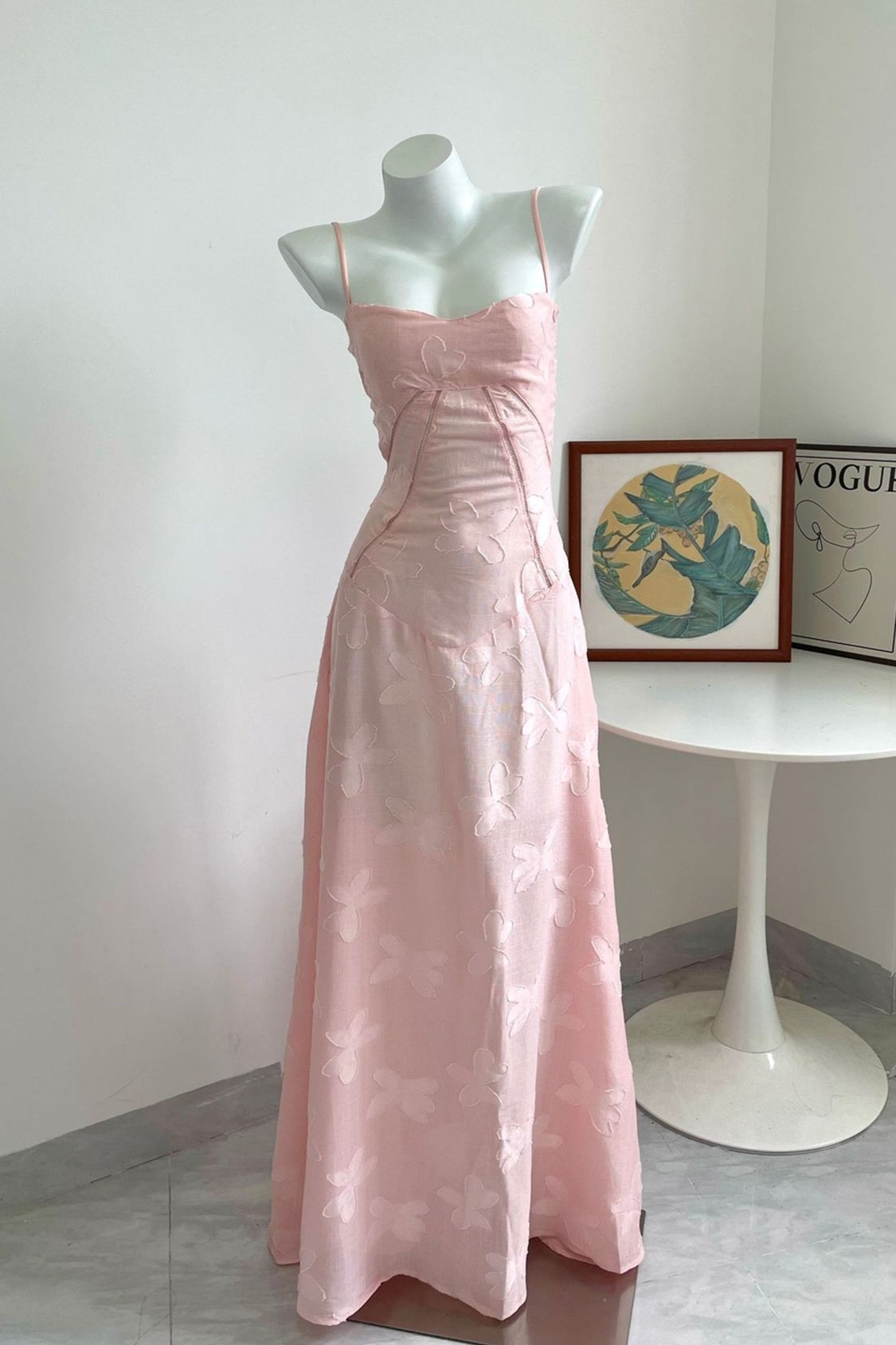 Dreamy Green Straps Long Dress