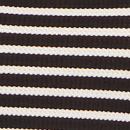 Striped Off The Shoulder Long Sleeve Bubble Hem Dress