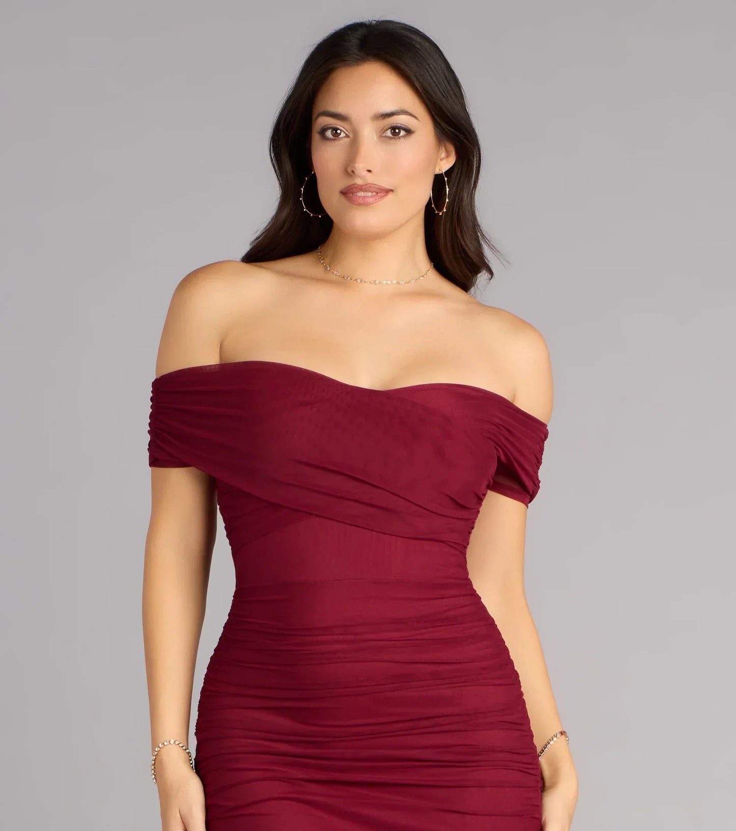 Allison Off-The-Shoulder Mermaid Formal Dress