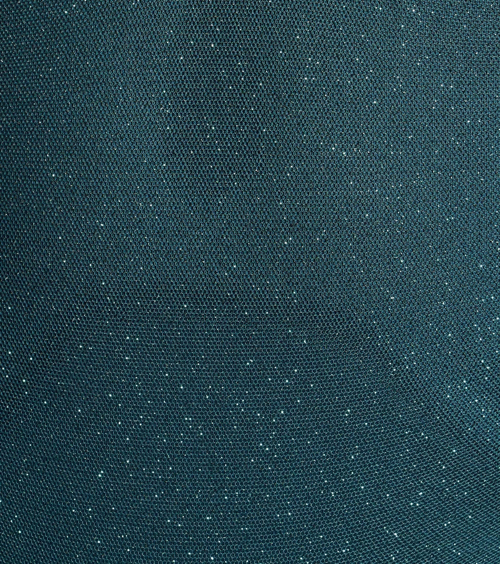 Sparkle and Shine Off-The-Shoulder Glitter Mini Dress