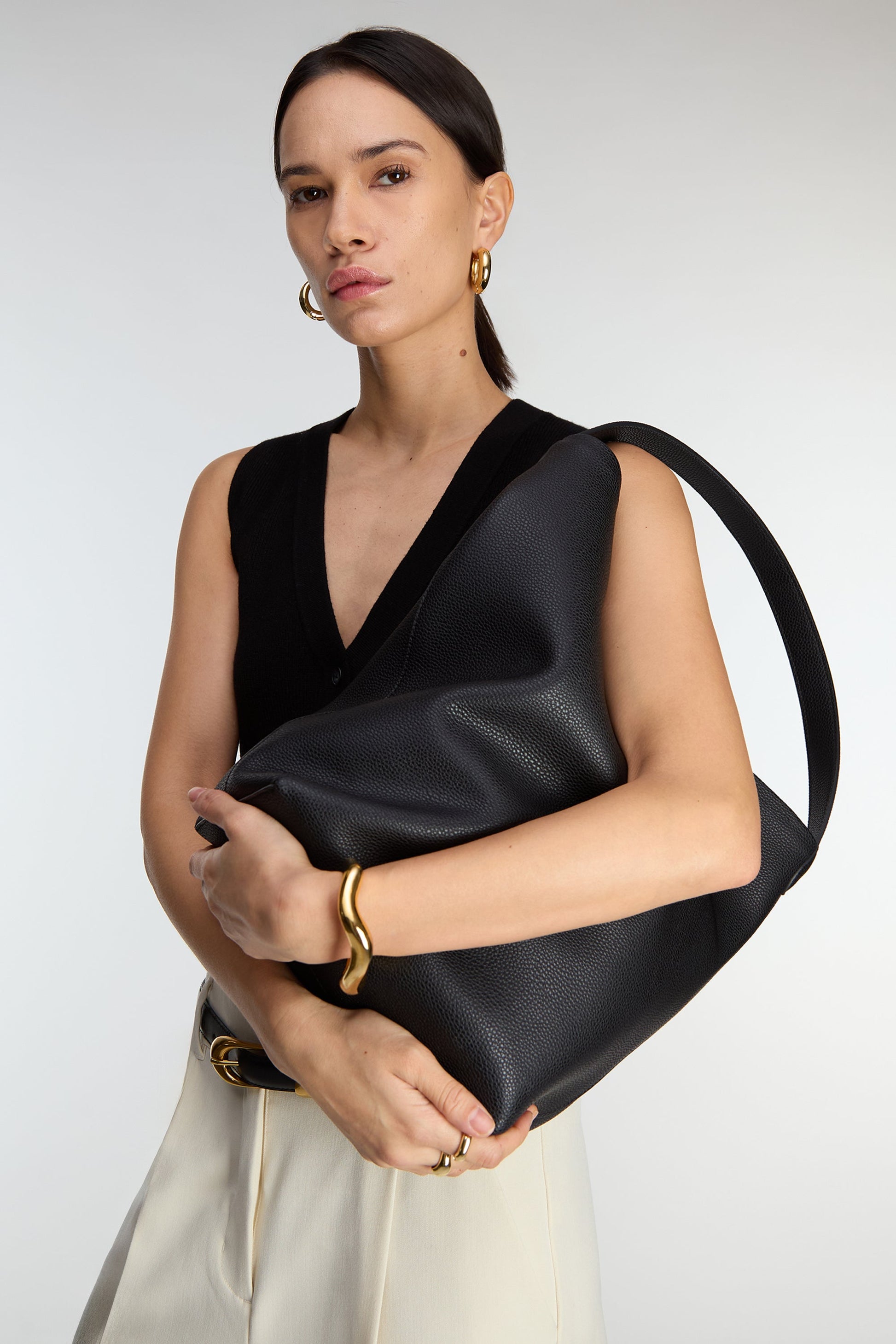 AMELIA LEATHER TOTE BAG