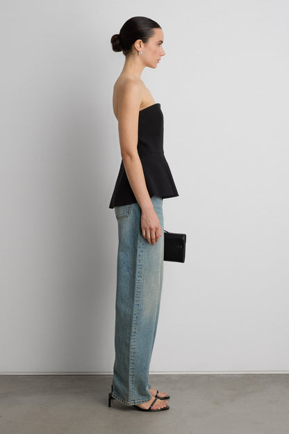 PEPLUM TUBE TOP
