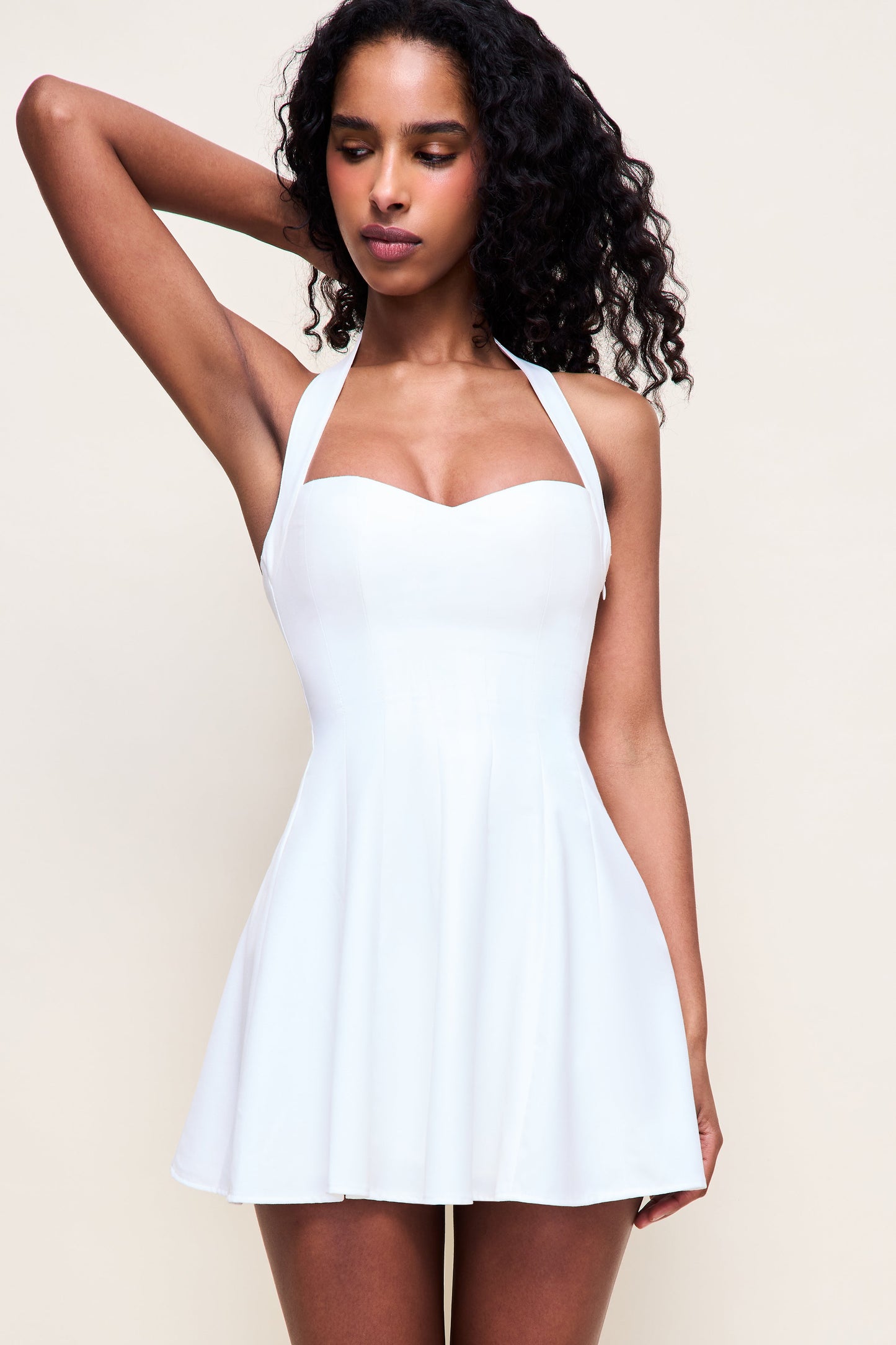 Juliette Twill Halter Dress
