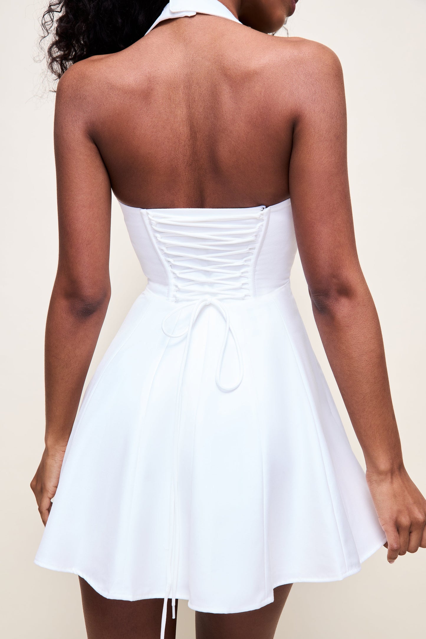 Juliette Twill Halter Dress