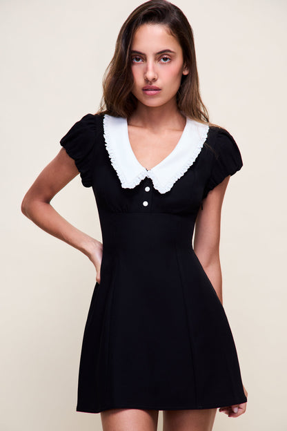 Jane Eyelet Mini Dress
