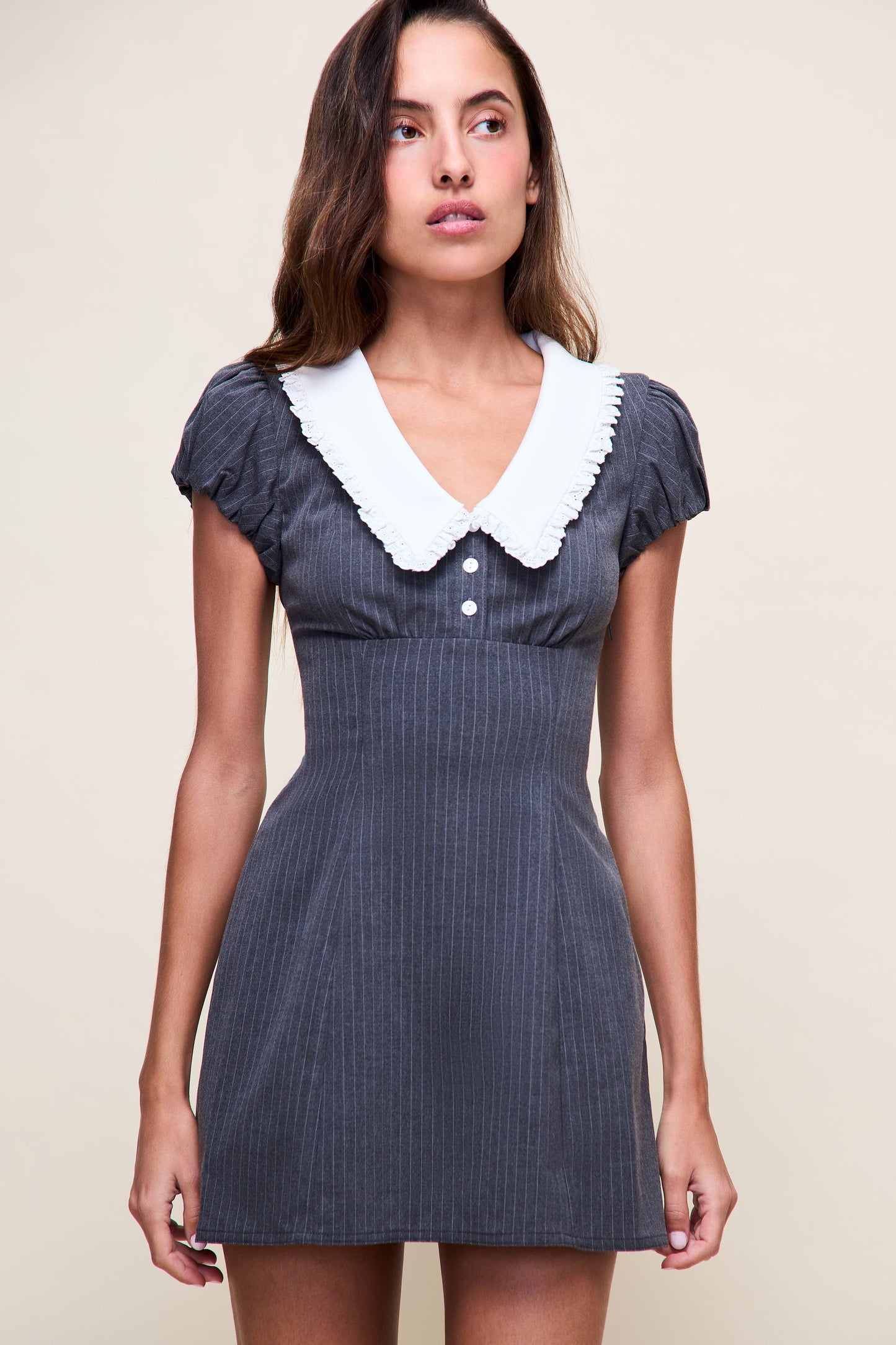Jane Eyelet Mini Dress