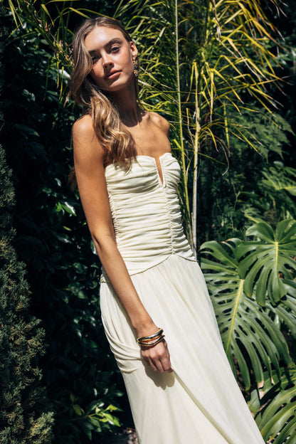 NIA Beverly Mesh Maxi Dress