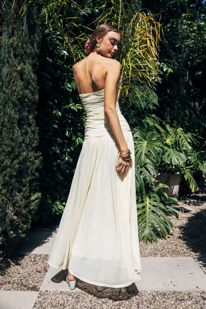 NIA Beverly Mesh Maxi Dress