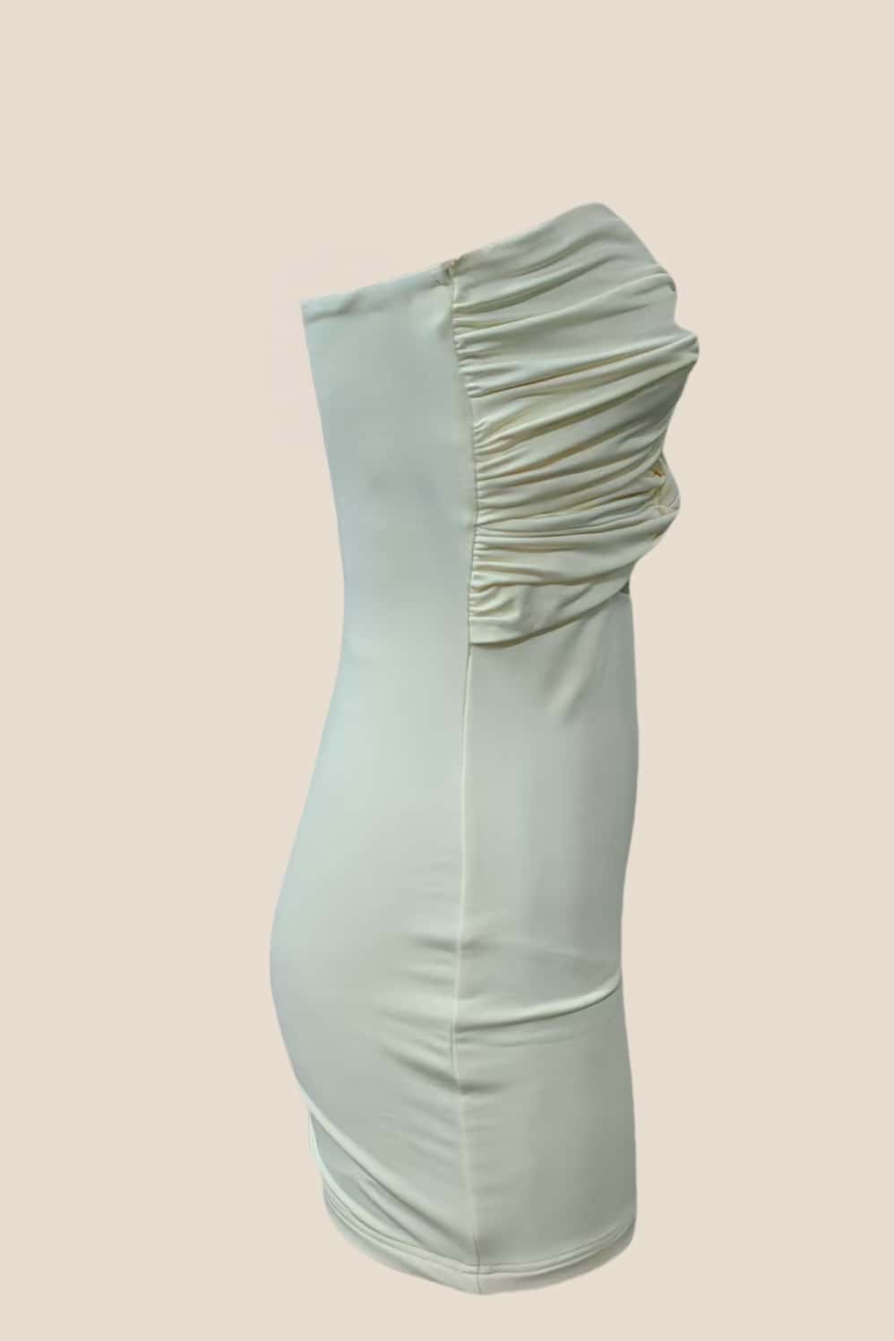 Double Twists Pink Fitted Mini Dress