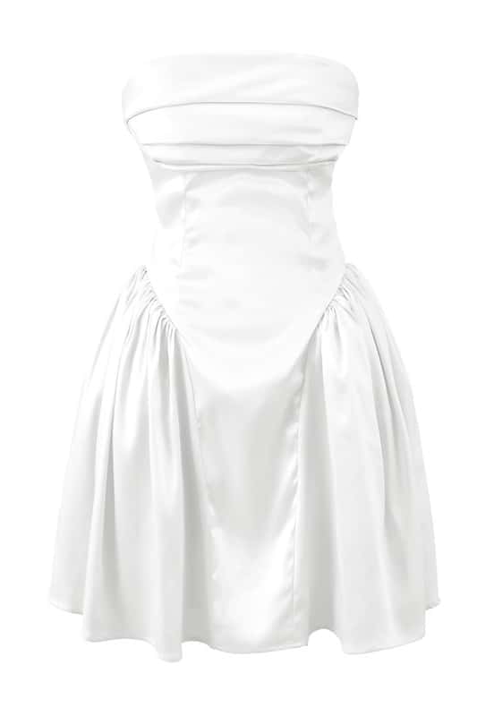 Cowl Neck Pink A-line Short Dress