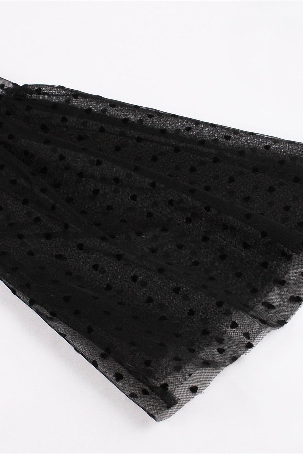 Flare Long Sleeves Black Swing Dress