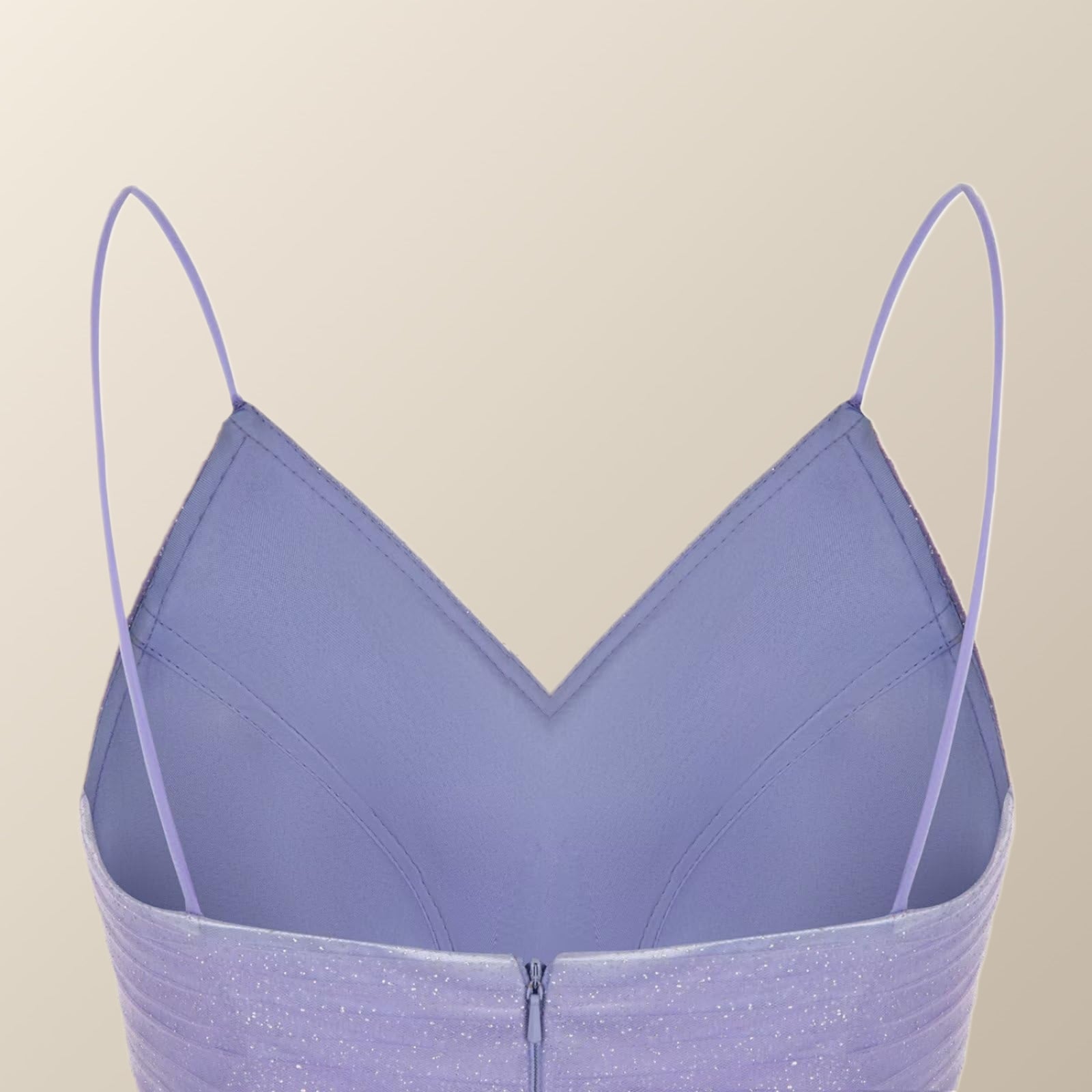 Lavender Ruffles Short A-line Party Dress
