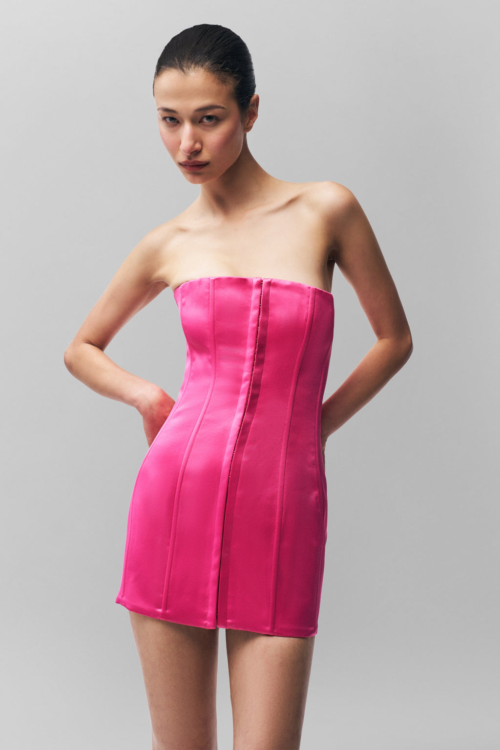 Satin Corset Dress