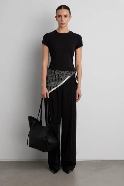 MONOCHROME ZIGZAG SCARF