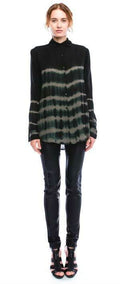 Just Like That Black and Olive Tie-Dye Shirt