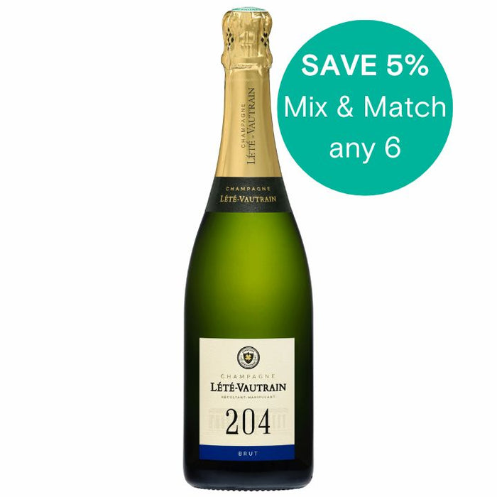 Champagne Lete Vautrain 204 NV Save 5% mix & Match any 6 Bestsellers