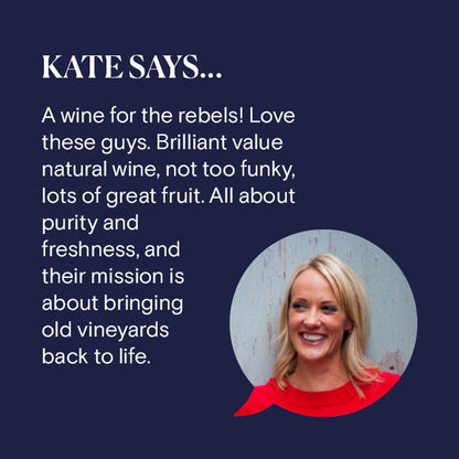 Gonzalo Grijalba, Gran Cerdo Tempranillo 2020 Kate Says "A wine for the rebels! Love these guys. Brilliant value natural wine, not too funky, lots of great fruit. All about purity and freshness, and their mission is about bringing old vineyards back to life. "