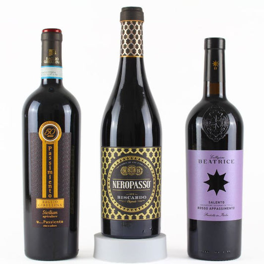 Italian Appassimento Red Wine Trio