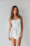 Kaylyn Bustier Button Romper