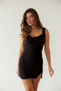 Leah Open Tie Back Mini Dress