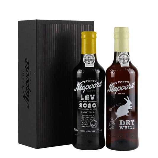 Niepoort Dry Rabbit White  & LBV (Halves) Gift Pack