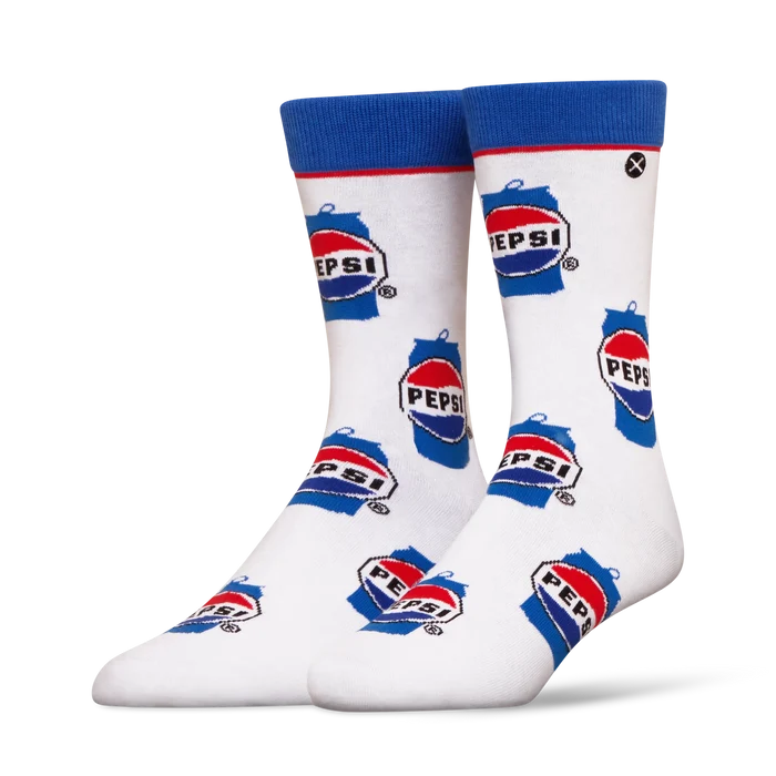 ODD SOX Pepsi socks 2-pack featuring colorful Pepsi logo and branding on comfortable casual socks, perfect for everyday wear.