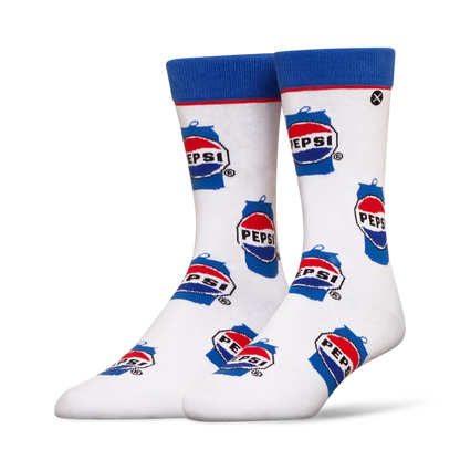 ODD SOX Pepsi socks 2-pack featuring colorful Pepsi logo and branding on comfortable casual socks, perfect for everyday wear.