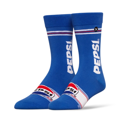 ODD SOX Pepsi socks 2 pack featuring colorful Pepsi logo designs on comfortable crew socks.