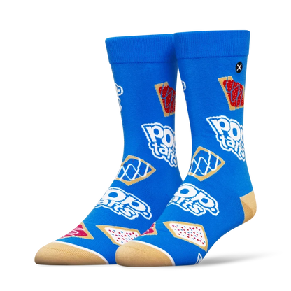 Pair of ODD SOX Pop Tart Socks 2 Pack featuring colorful, playful sock designs with fun pop tart patterns for casual wear.