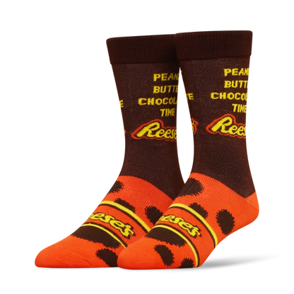 ODD SOX Reese's Cup socks 2-pack featuring colorful, playful sock designs with Reese's Cup motifs, casual and comfortable footwear