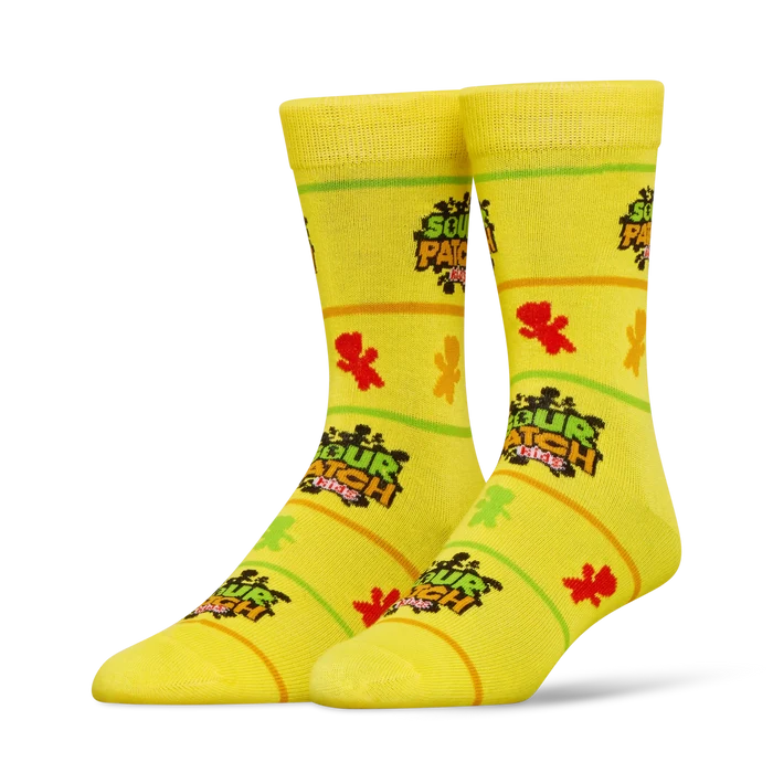 ODD SOX Sour Patch socks 2-pack featuring colorful, playful sock designs with Sour Patch branding and vibrant patterns.
