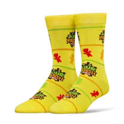 ODD SOX Sour Patch socks 2-pack featuring colorful, playful sock designs with Sour Patch branding and vibrant patterns.
