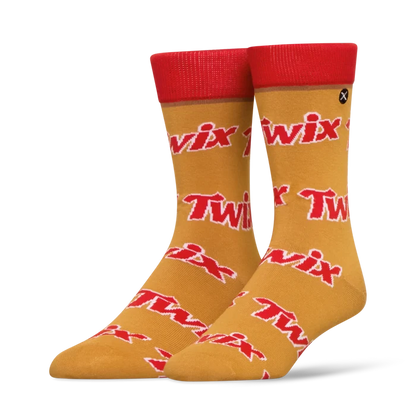 Pair of ODD SOX Twix socks in a 2-pack featuring colorful, patterned sock designs with the ODD SOX brand logo visible.