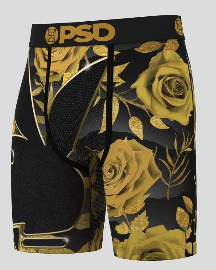 PSD Underwear PB Gold Pedals boxers in multicolor, showcasing stylish waistband and vibrant fabric design.
