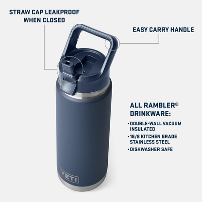 Rambler 26oz (769ml) Straw Bottle