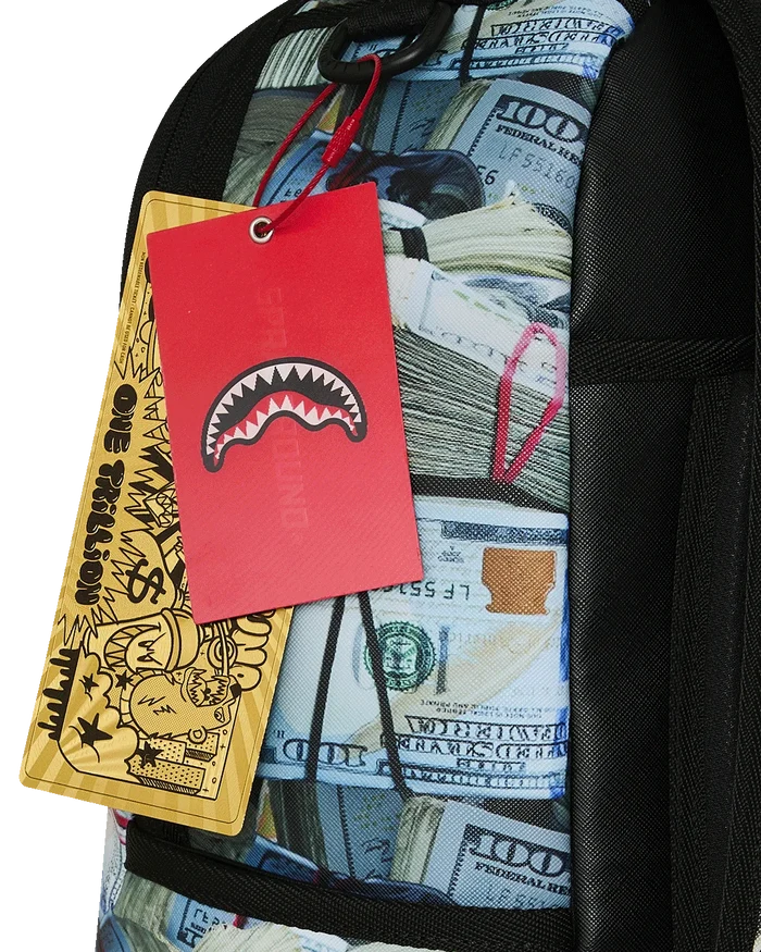 Sprayground Hidden Fortune backpack featuring bold graphic design and durable straps, accessories for stylish everyday carry.