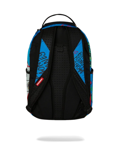 Sprayground Monopoly Grab & Go Go Go backpack featuring bold graphic design and adjustable straps for everyday use.