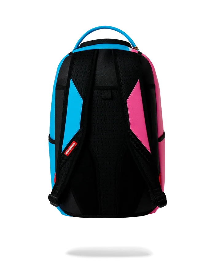 Sprayground Shark Central Zen backpack featuring a shark design, black color, and adjustable straps, showcasing stylish accessories.
