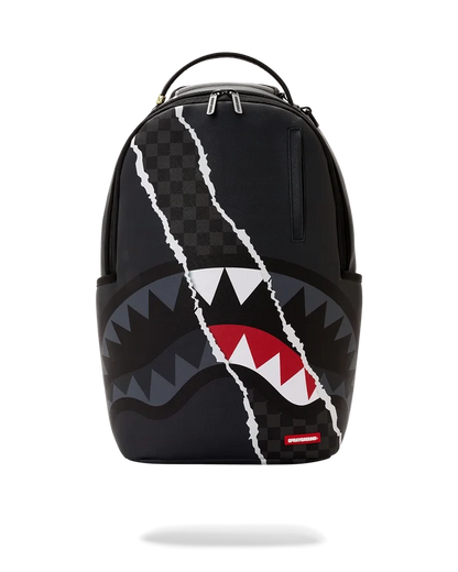 Sprayground Shark Slash backpack with bold shark graphic and adjustable straps, stylish accessories for everyday use.