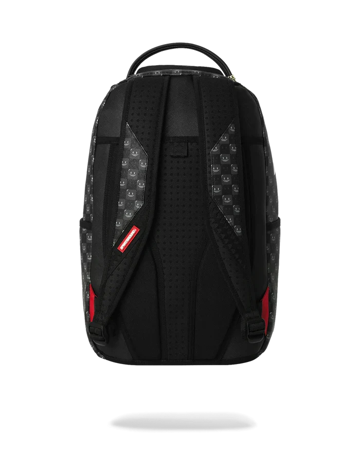 Sprayground Shinobi Sharks in Paris backpack featuring vibrant shark and cityscape design, stylish accessories for everyday use.